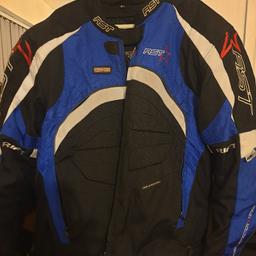 Blue and black RST jacket only worn a few times back and arm protectors