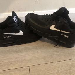 Nike Air Max 90 black/white  Size 9 
Collection or delivery 
Brand new only been worn once 
Shoes are too tight on my feet hence why I’m selling cheaper than retail.
No time wasters