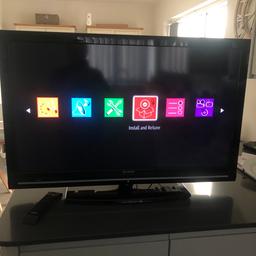 Here for sale is a 40” sharp television complete with original remote. All in good working order. Any questions please ask.