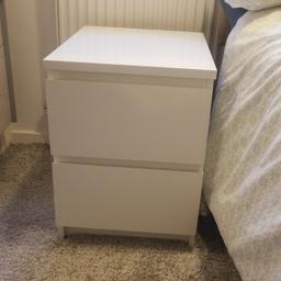 like new .ikea malm white drawers. buyer collect. thsnks for looking.