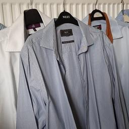bundle of branded shirts
6 shirts
2x Tommy Hilfiger
2x Next
1x Barbour
1x Polo
medium size
 16.5 collar size
all in good condition from smoke and pet free home