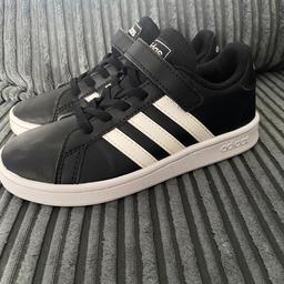 Size 12 children’s Adidas trainers worn a handful of times. Can post for extra costs