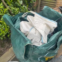 I have 5 empty 1 ton bulk bags idea for garden waste storage or to make a cover out of for garden furniture pick up from Sheffield s20