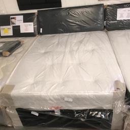 Apollo 9 inch deep quilted mattress with black fabric divan base (headboard and storage extra ) 

Single black divan base and mattress £130
4 foot black divan base and mattress £170
Double black divan base and mattress £170
King black divan base and mattress £200
Super king black divan and mattress £350

Add extra £60.00 for 2 drawers 
Single headboards - £30
Double headboard £40
King headboard £50
Super king headboard £60

01709 208200

B&W BEDS 

Unit 1-2 Parkgate court 
The gateway industrial estate
Parkgate 
Rotherham
S62 6JL 
01709 208200
Website - bwbeds.co.uk 
Facebook - Bargainsdelivered Woodmanfurniture

Free delivery to anywhere in South Yorkshire Chesterfield and Worksop on orders over £100

Same day delivery available on stock items when ordered before 1pm (excludes sundays)

Shop opening hours - Monday - Friday 10-6PM  Saturday 10-5PM Sunday 11-3pm