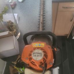 selling my stihl hs81r hedges, they are not new, however they are maintained and working perfectly. selling due to lack of use. no offers please these are cheap, thanks.
