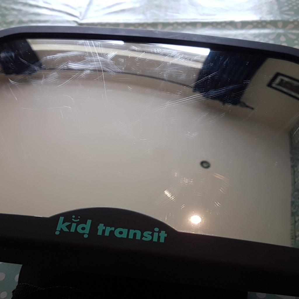 Used. Has some light scratches on mirror surface but this does not reduce effectiveness. Otherwise in good condition. Attaches to headrest and can be angled so you can see baby whilst driving.
To collect only from LS17.
