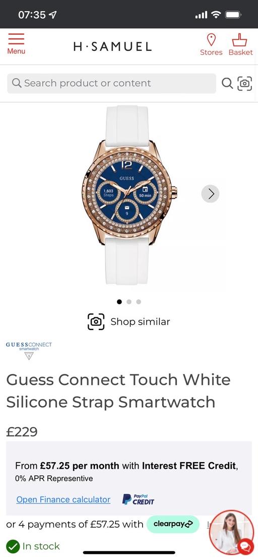 Buy & Sell Essex Thurrock - Essex - Photos for Guess connect touch smartwatch