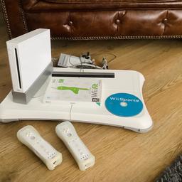 Wii Console with two controllers, Wii Fit game, Balance Board & Wii Sports Resort Game.

Collection Hartburn