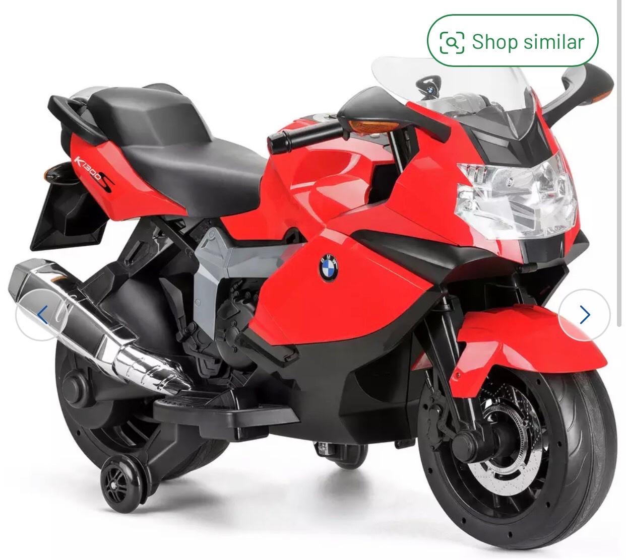 BMW 12V Battery Powered Ride On Bike Red in OL16 Rochdale for £150.00