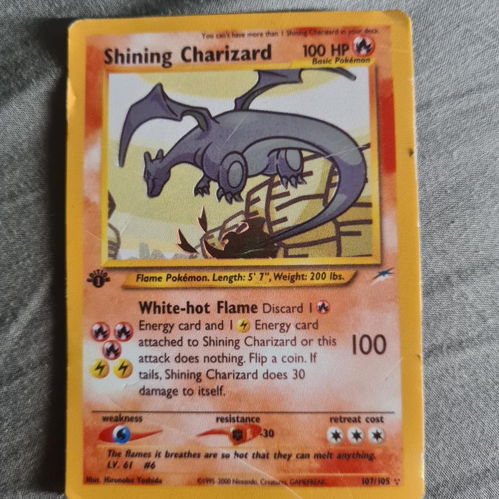 1st edition shining charizard pokemon card in S60 Rotherham for £123.00 ...