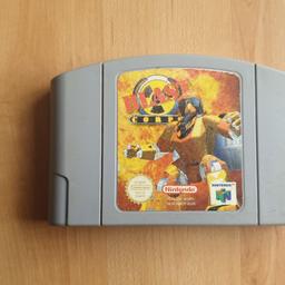 Retro Nintendo 64 (N64) game. This is a cartridge only sale and the cartridge is in good condition.  The item has been stored in an airtight container for years. This item can be delivered via Evri. Delivery cost is £2.99. Asking price only. Happy to sell multiple games for one delivery cost of £2.99.