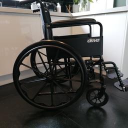 Drive. Self propel wheel chair
Wide seat, brake, foot rest, pocket, comfy chair.
Collection only.