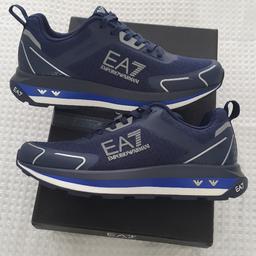 im selling a pair of new emporio armani sneakers size 9 in blue were £175 want £60