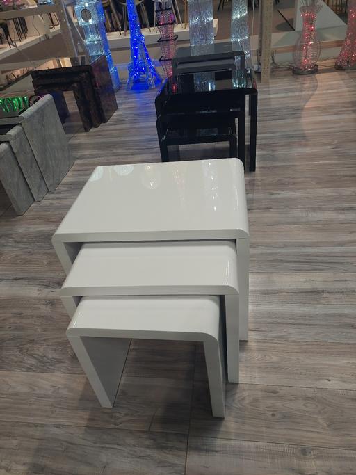 Buy & Sell Burton-on-Trent East Staffordshire - Photos for NEST OF HIGH GLOSS TABLES