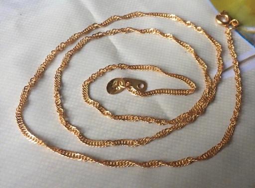 Buy & Sell West Yorkshire Leeds - Photos for 22ct gold plated twisted curb chain