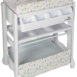 Babylo changing table with built in bath (just lift up the change station) this has been hardly used . Great for changing without bending over to far and great for storage .