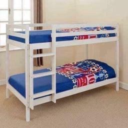 Hayley pine bunk in natural pine or white with mattresses £250.00

Frame only price £200.00

B&W BEDS 

Unit 1-2 Parkgate court 
The gateway industrial estate
Parkgate 
Rotherham
S62 6JL 
01709 208200
Website - bwbeds.co.uk 
Facebook - Bargainsdelivered Woodmanfurniture

Free delivery to anywhere in South Yorkshire Chesterfield and Worksop 

Same day delivery available on stock items when ordered before 1pm (excludes sundays)

Shop opening hours - Monday - Friday 10-6PM  Saturday 10-5PM Sunday 11-3pm
