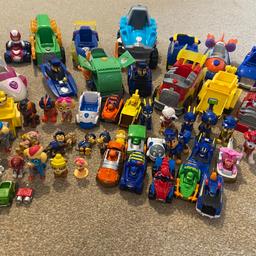 Paw patrol bundle - everything on images included. Includes metal die-cast vehicles RRP alone £30

Good condition, some wear and tear from where my little one has played with them. 

Collection only, quick sale please!