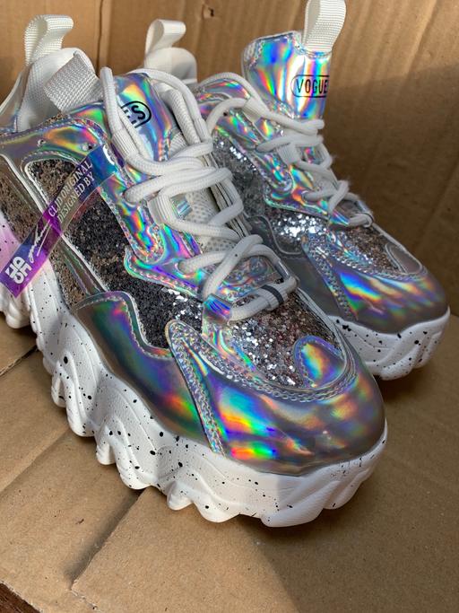 Buy & Sell West Midlands Birmingham - Photos for Trainers size UK 5 chunky holographic