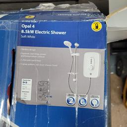 Triton opal electric shower 8.5kw never been used still in box with all components.
collection only.