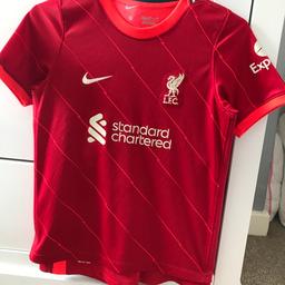 Liverpool football kit
Size XL
Age 7-8