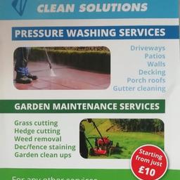 Professional landscaping services available DK Supreme Clean Solutions.  is a well established Garden Services and Power Washing business that has built up an enviable reputation. 

We pride ourselves on our commitment to provide a professional and speedy service at all times, whilst maintaining the highest quality of work

Garden maintenance : 

Lawn care
Hedge cutting
Garden clearance
Fence/decking staining

Pressure washing : 

Driveways /patios
Decking
Gutter cleaning
Any outdoor surfaces