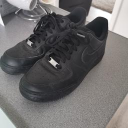 Black Air force 1s, size 8, been worn 3 times but hurt my feet. £35 buys them as they still £100 in shops, collection only, no time wasters please or scammers 