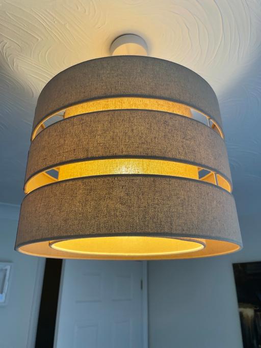 Buy & Sell Derbyshire South Derbyshire - Photos for Ceiling Light Shade Cream / Beige