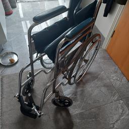 hi we have upgraded our wheelchair, you can have this one for free, pick up only from E1 8HP. It's in good condition.