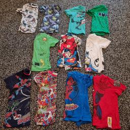 large boys 2- clothes bundle
around 77 items

spiderman/dinosaur/batman/paw patrol
long and short sleeved tshirt
shirts
shorts
Jeans
joggers
Jumpers
jackets including Adidas
spiderman  body warmer
random pj tops
all in one
George swimsuit
George onesie (not pictured)
dinosaur coat  (not pictured)