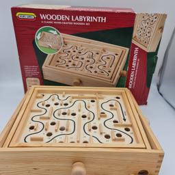 Was £4 now £3
In excellent condition Wooden Labyrinth game
2 silver marbles.
Age 7+
Collection from Osgathorpe
Smoke free home