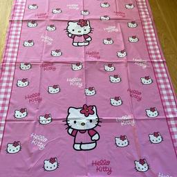 Verkaufe Hello Kitty Bettwäsche 90x200 meiner Tochter gefällt sie nicht wurde nur ausgepackt und gewaschen keine Garantie oder Gewährleistung da Privatverkauf