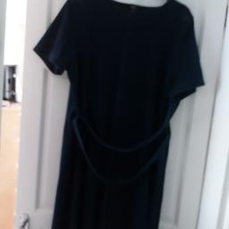 Navy denim dress from Next with belt. Size 18. £6

Collection Erdington