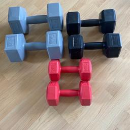 Set of 2,4&6kg dumbbells. Brand: Muscle Squad
Pick up from Deptford Bridge only 
Original price £60