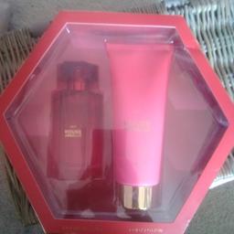 parfum and body lotion.