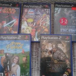 lots of ps2 games .

prices vary.

collection crofton wf4 area