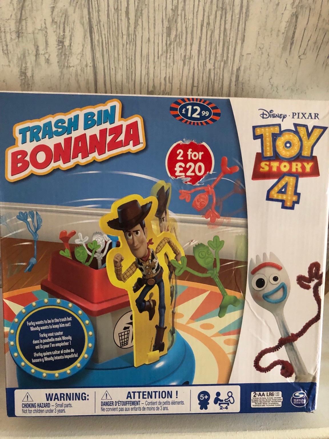 Toy story 4 trash bin bonanza game in WV14 Metropolitan Borough of