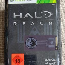 Verkaufe XBOX 360 Spiel
HALO REACH Limited Edition mit Zubehör s. Foto

gebrauchter Zustand da nicht neu

Verkauf nur an 18+ mit Altersnachweis

Versand möglich zzgl Versandkosten

Privatverkauf, keine Garantie, keine Rücknahme, keine Gewährleistung