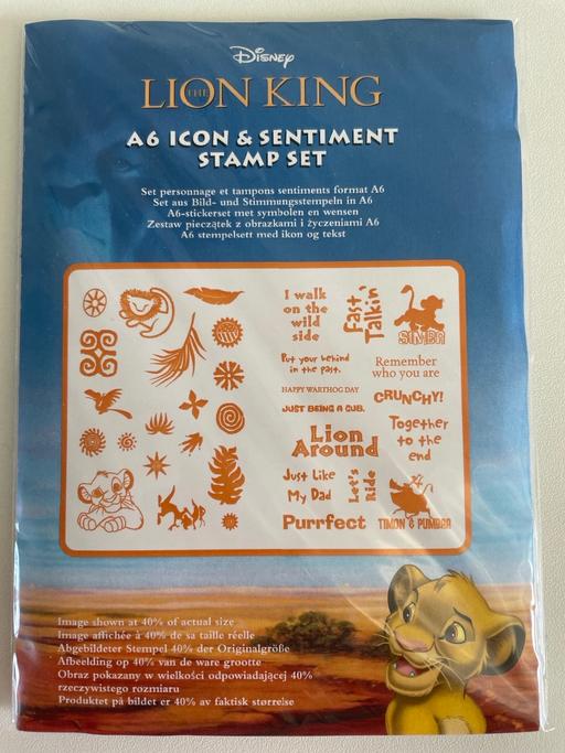 courses Essex Thurrock - Essex - Photos for Disney The Lion King A6 Stamp Set