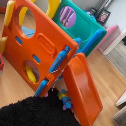 Little tikes cube climbing frame with slide