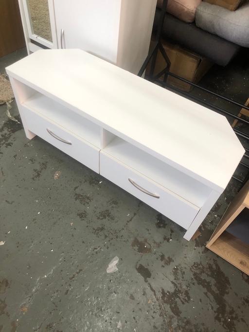 Buy & Sell West Midlands Coventry - Photos for 2 Drawer Large Corner TV Unit - White