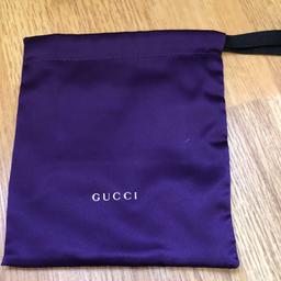 Authentic GUCCI Purple Satin Pouch / Dust Jewelry Bag , size on picture