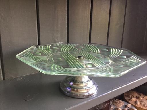 Buy & Sell Suffolk East Suffolk - Photos for Vintage Chance Glass Cake Plate