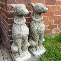 very heavy garden ornaments 2 x Irish wolfhound. Great condition 

I will help load if needed