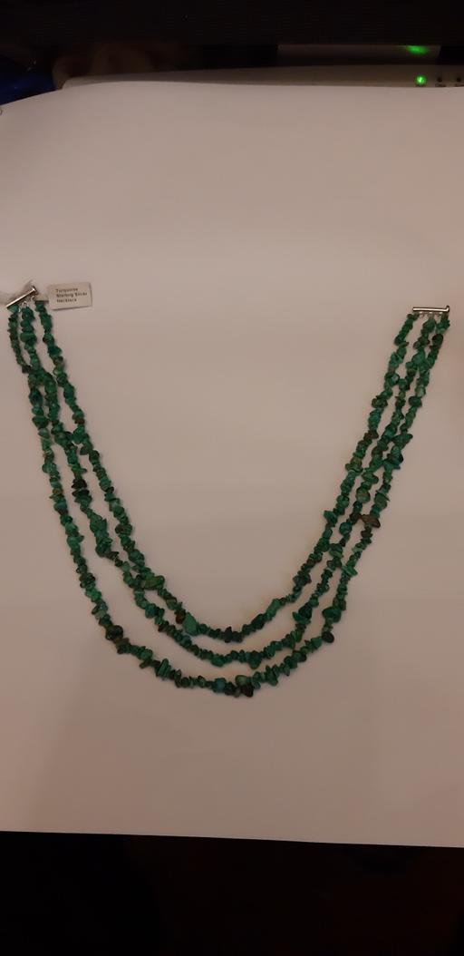 Buy & Sell Merseyside Wirral - Photos for Genuine Blue GreenTurquoise Necklace 3 strand