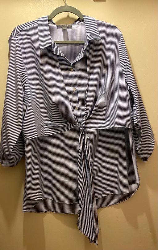 Buy & Sell North London Hoxton - North London - Photos for Stripped Blue Shirt Size 20