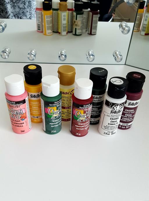 Classes West Midlands Birmingham - Photos for PLAID Folk Art Crafters Acrylic Paint Bundle