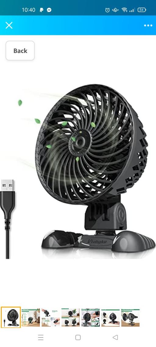 Buy & Sell West Midlands Birmingham - Photos for USB Desk Fan, Mini Desk Fan, USB Fan Silent P