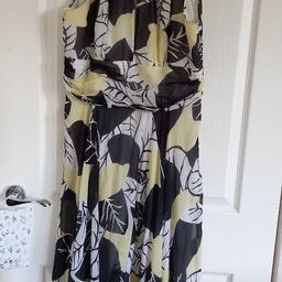 long summer dress great for holidays lined size 14