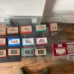 Verkaufe meine Sammlung 14 Stück Game & Watch spiele aus den 80er. Die Sammlung wird nur komplett verkauft.